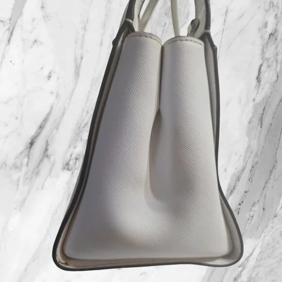 Kate Spade Cameron Medium Satchel White Crossbody Shoulder Bag - Picture 9 of 10